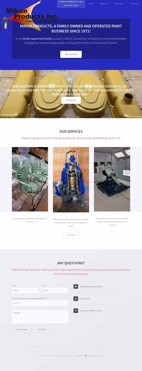 Mikon-Products Homepage 1440px