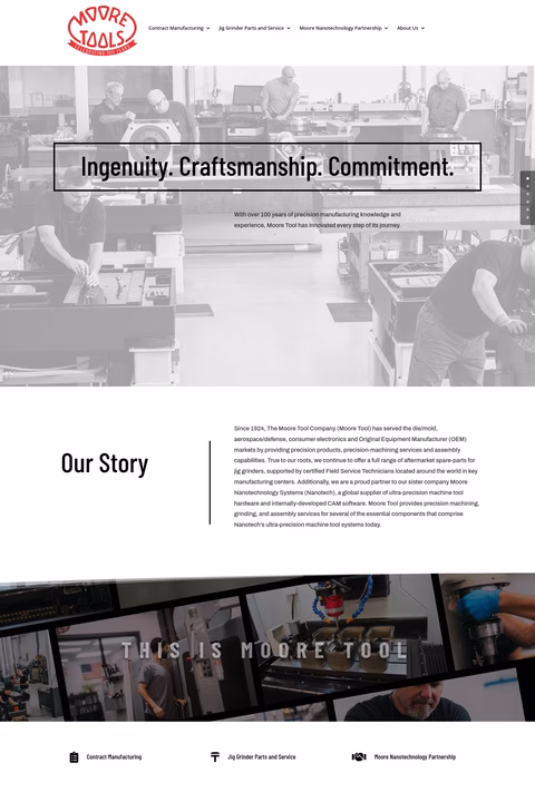 Moore-Tool-Company Homepage 1440px