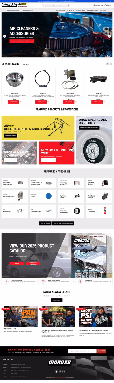 Moroso Homepage 1440px