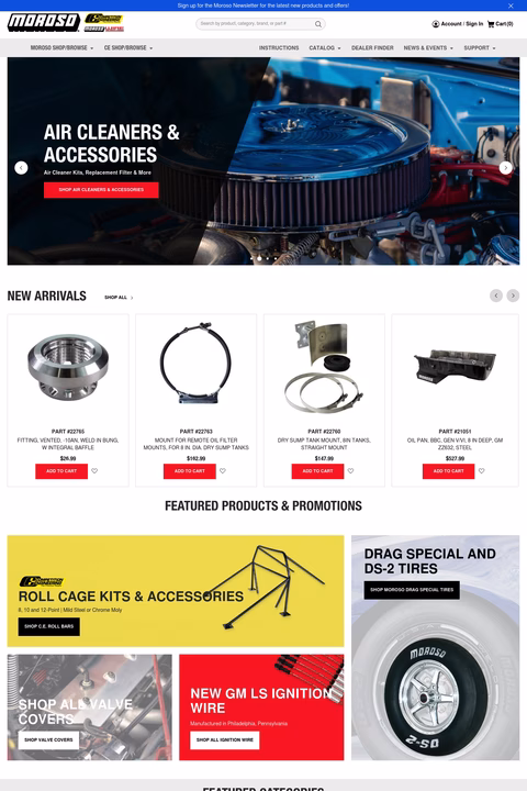 Moroso Homepage 1440px