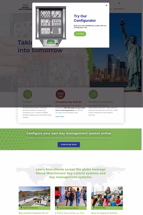 Morse-Watchmans Homepage 1440px