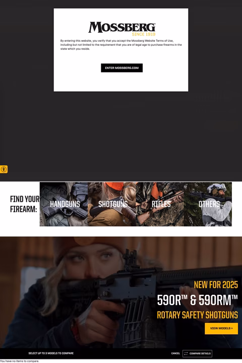O-F-Mossberg-Sons Homepage 1440px