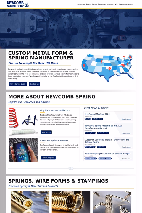 Newcomb-Spring Homepage 1440px