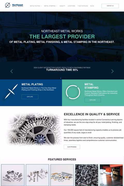 Northeast-Metal-Works Homepage 1440px