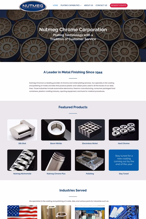 Nutmeg-Chrome Homepage 1440px