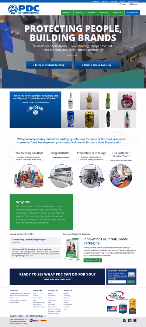 Pdc-International Homepage 1440px