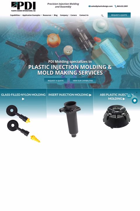 Plastic-Design-International Homepage 1440px