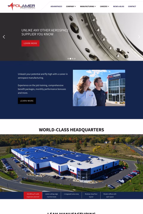 Polamer-Precision Homepage 1440px