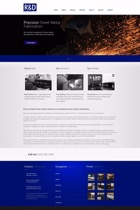 R-D-Precision Homepage 1440px