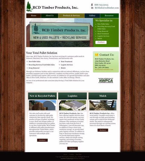 Rcd-Timber-Products Homepage 1440px
