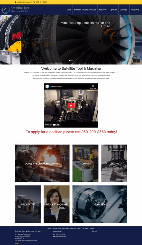 Satellite-Tool-Machine Homepage 1440px