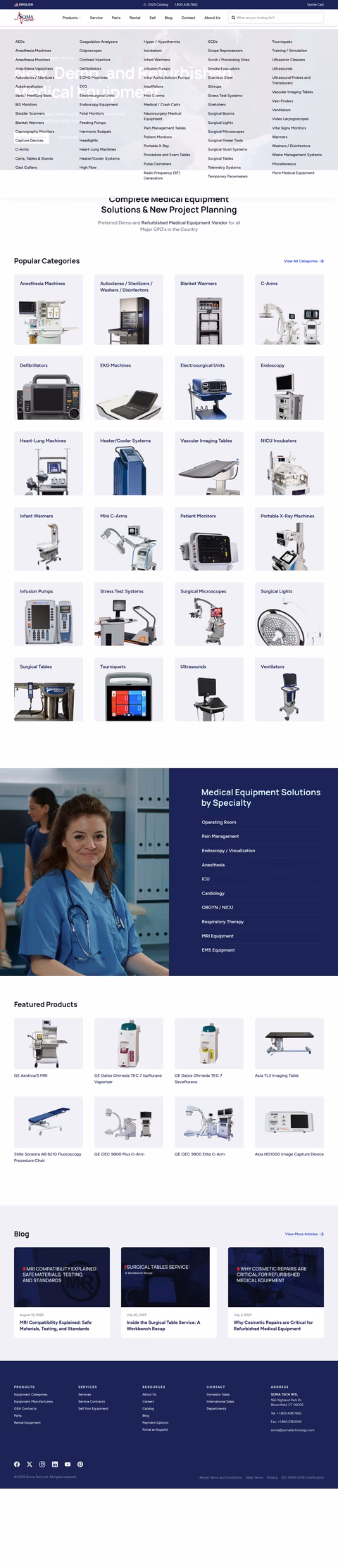 Soma-Technology Homepage 1440px