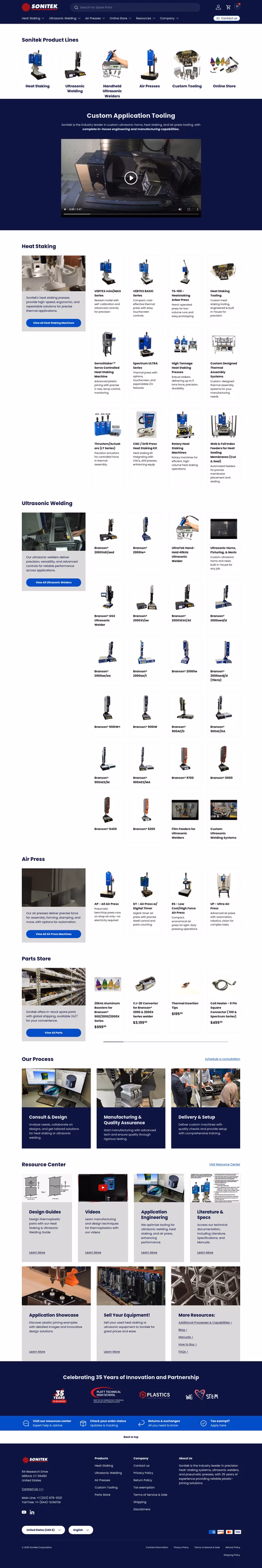 Sonitek Homepage 1440px