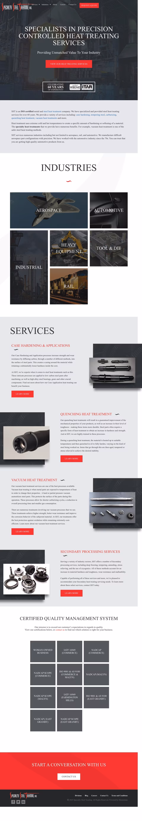 Specialty-Steel-Treating Homepage 1440px
