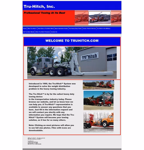 Tru-Hitch Homepage 1440px