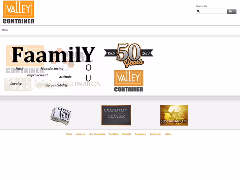 Valley-Container Homepage 1440px