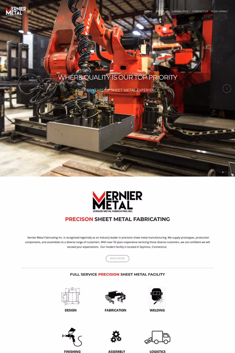 Vernier-Metal-Fabricating Homepage 1440px
