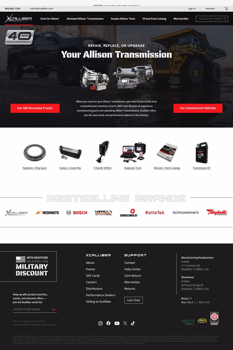 Xcalliber Homepage 1440px