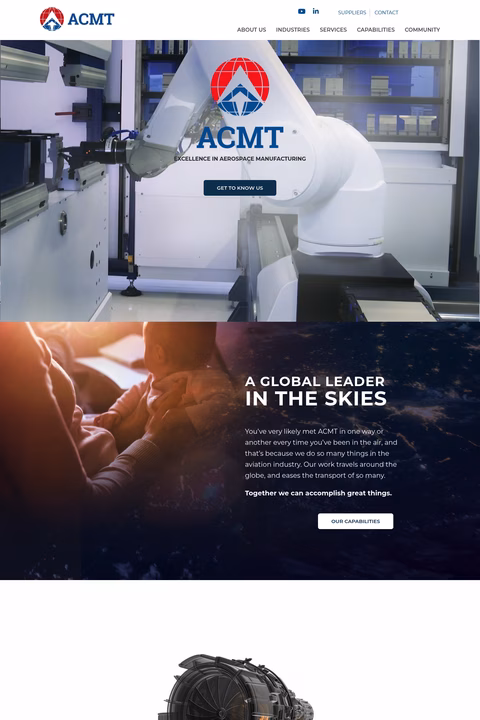 Acmt Homepage 1440px