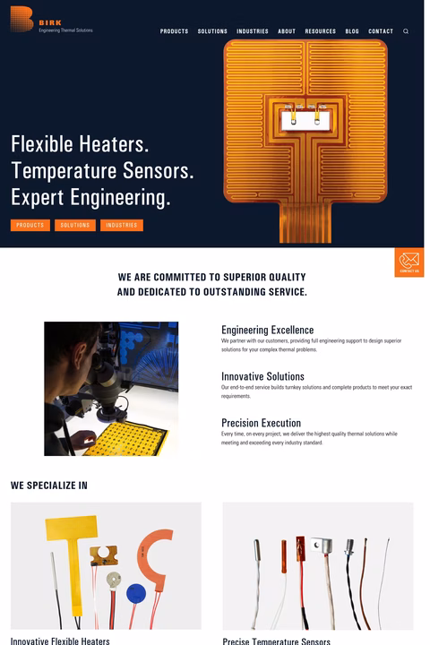 Birk-Manufacturing Homepage 1440px