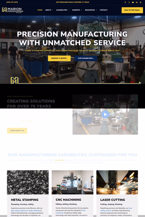 Marion-Manufacturing Homepage 1440px