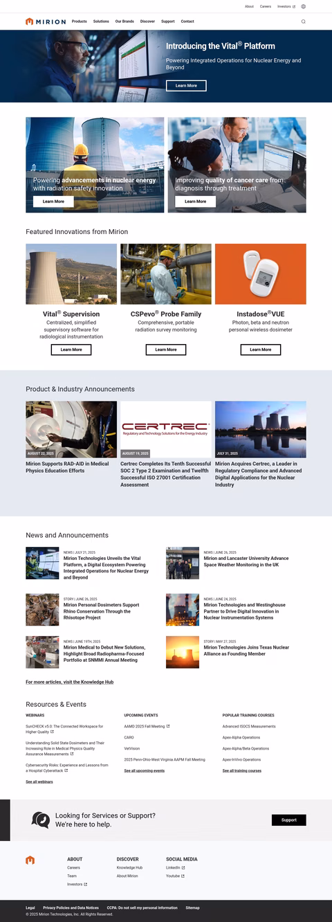 Mirion-Technologies Homepage 1440px