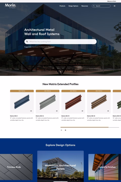 Morin-Corporation Homepage 1440px