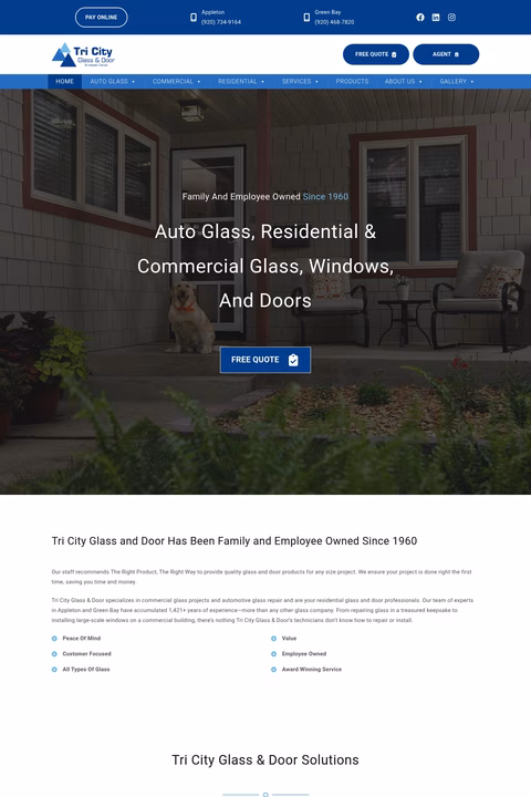 Tri-City-Glass-Door Homepage 1440px