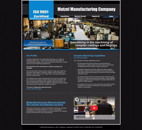 Matzel-Manufacturing Homepage 1440px