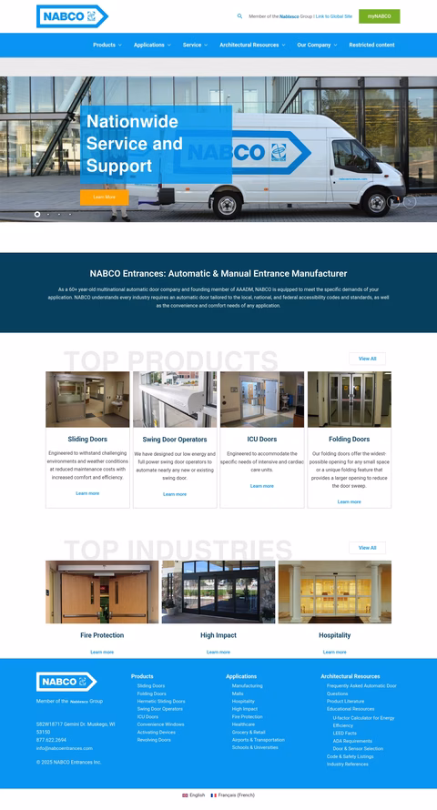 Nabco-Entrances Homepage 1440px
