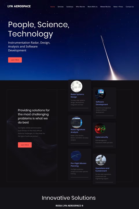 Lyn-Aerospace Homepage 1440px