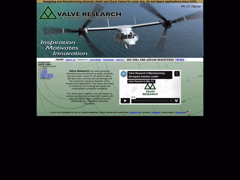 Valve-Research Homepage 1440px