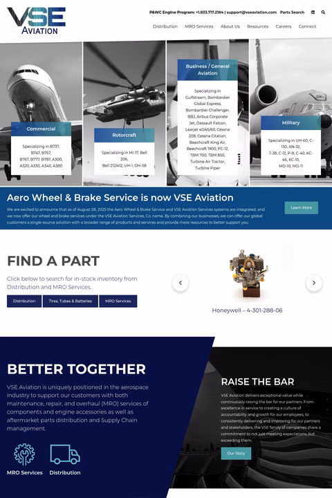 Vse-Aviation Homepage 1440px