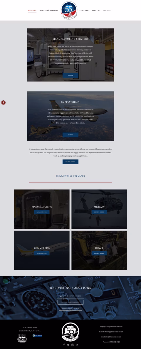 55-Industries Homepage 1440px