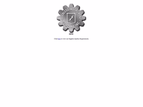 Peerless-Instrument-Company Homepage 1440px