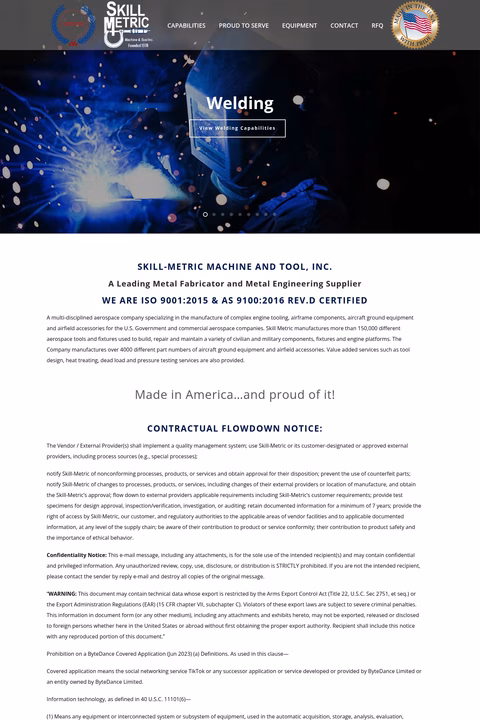 Skill-Metric-Machine-Tool Homepage 1440px