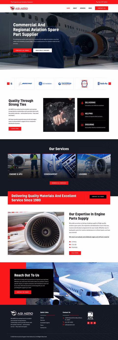 Asi-Aero Homepage 1440px