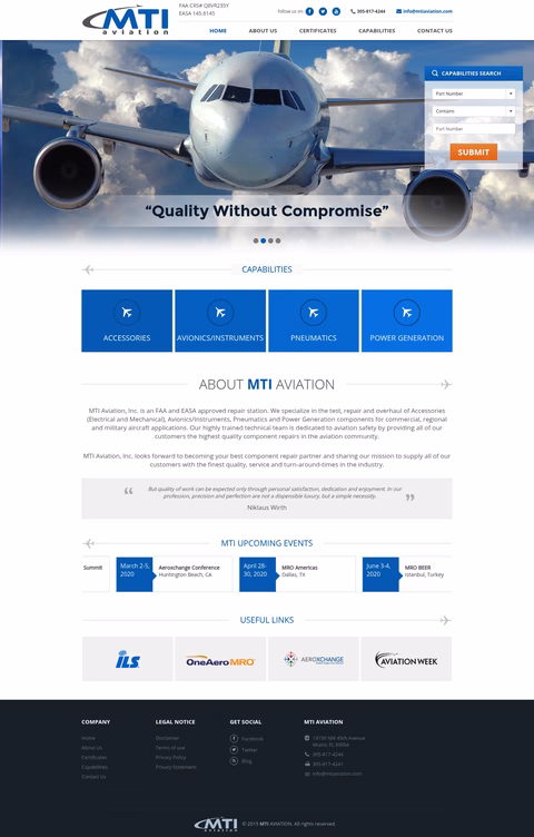 Mti-Aviation Homepage 1440px