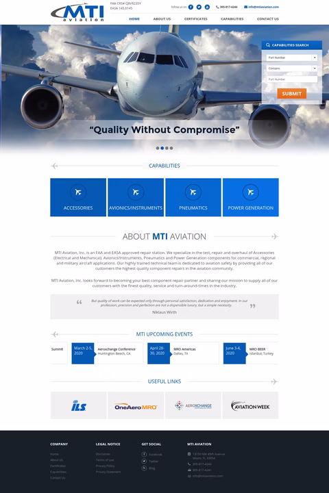 Mti-Aviation Homepage 1440px