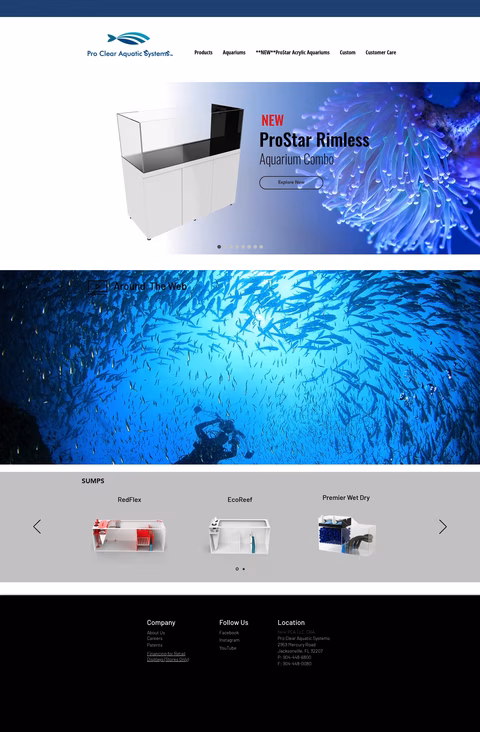 Pro-Clear-Aquatic-Systems Homepage 1440px