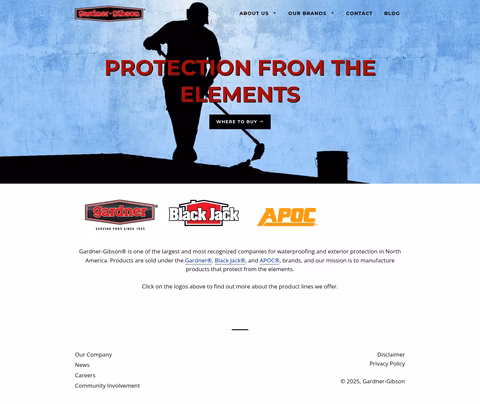 Gardner-Gibson Homepage 1440px