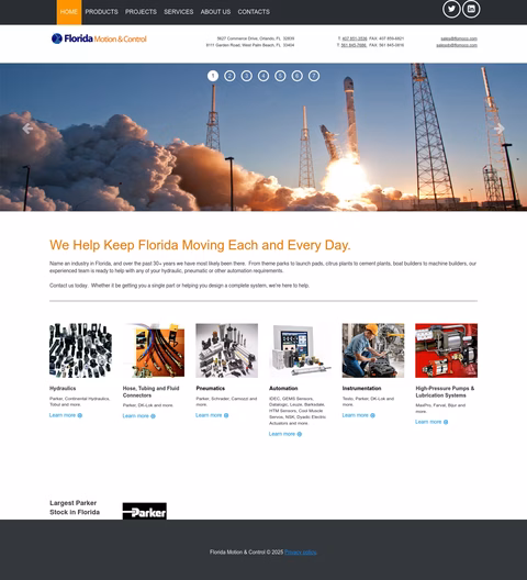 Florida-Motion-Control Homepage 1440px