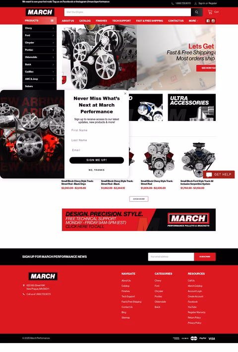 March-Performance Homepage 1440px