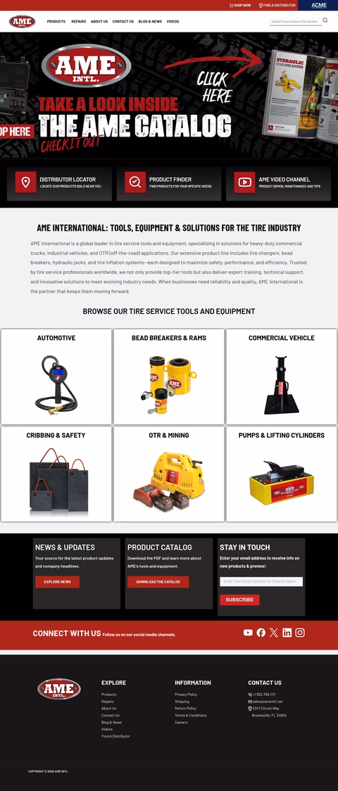 Ame-International Homepage 1440px