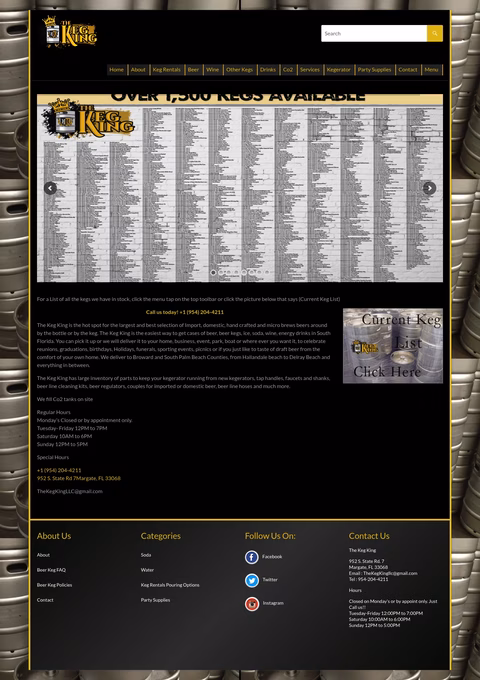 The-Keg-King Homepage 1440px