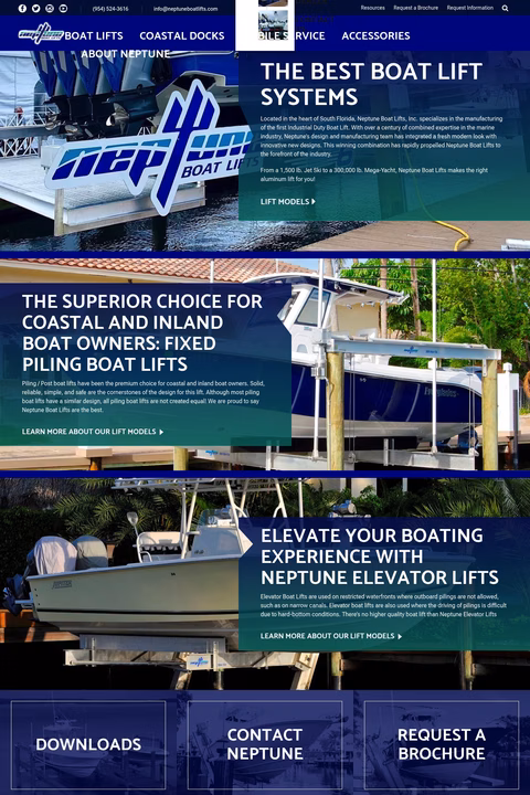Neptune-Boat-Lifts Homepage 1440px