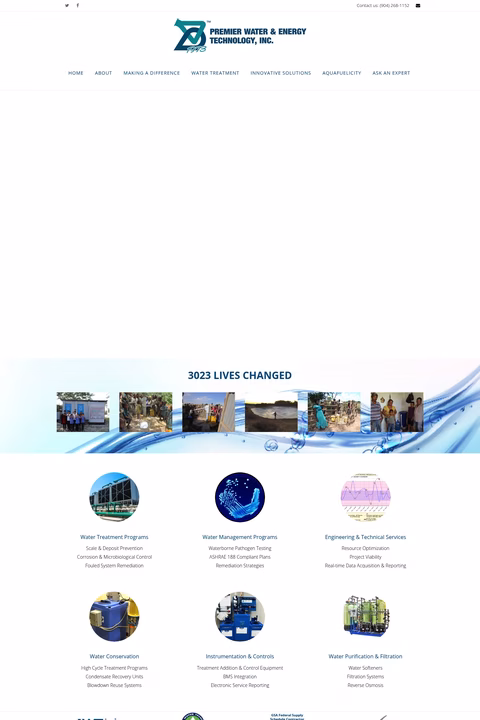 Premier-Water-Energy-Technology Homepage 1440px