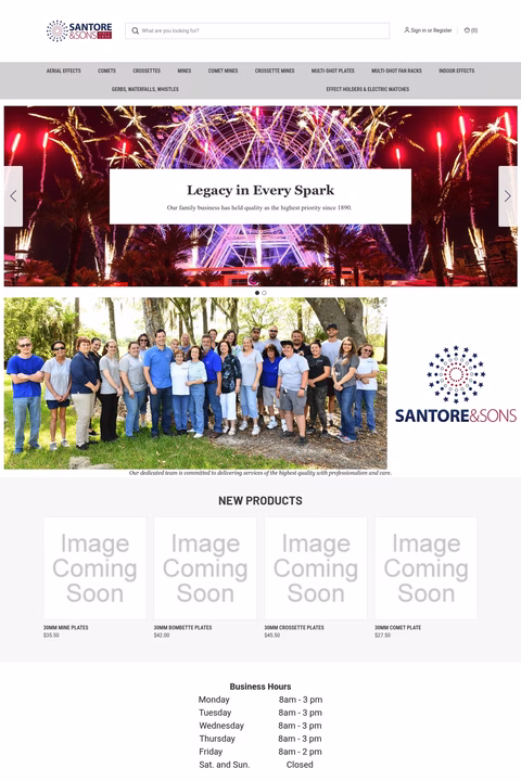 Santore-Sons Homepage 1440px