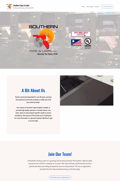 Southern-Tape-Label Homepage 1440px