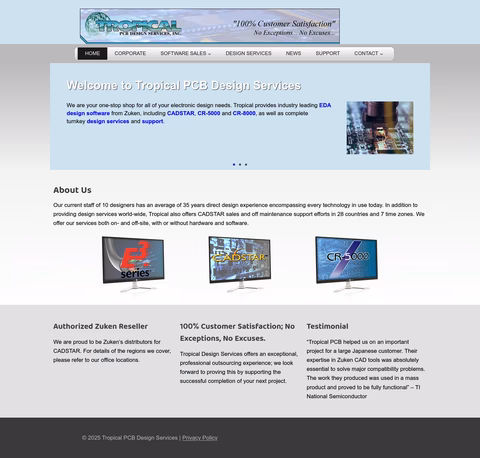 Tropical-Pcb-Design-Services Homepage 1440px